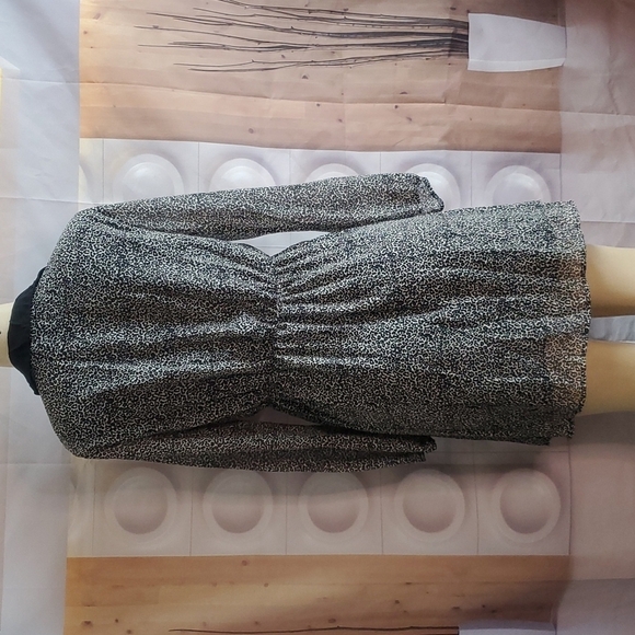 Zara animal print long sleeve button down dress Size M - Picture 5 of 7